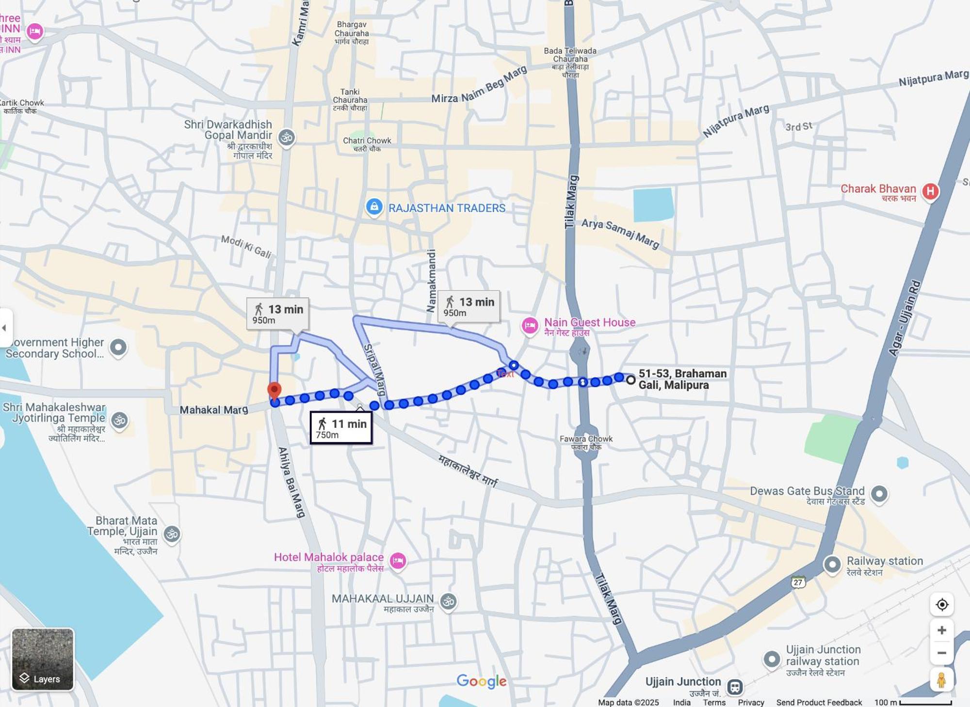 Shree Shyamraj Hotel Ujjain Ngoại thất bức ảnh